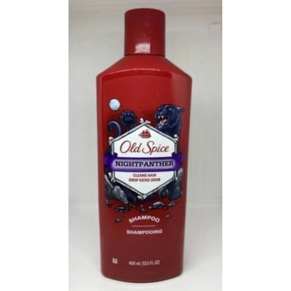 Old Spice‎ NIGHTPANTHER Shampoo Cleans Hair Drop Kicks Odor Retired 13.5oz New‌